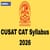 CUSAT CAT Syllabus 2026 - Download Physics, Chemistry, Mathematics Syllabus PDFs